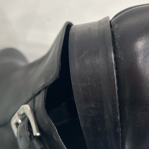 Barbara Barbieri Minimalistic Black Ankle Booties side Zipper Black Leather 41 - Picture 8 of 14